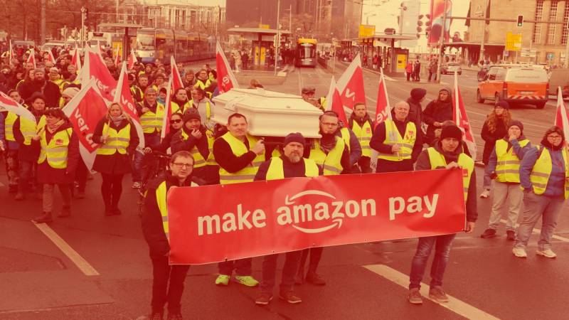 Amazon Employees Protest Across Europe During Black Friday